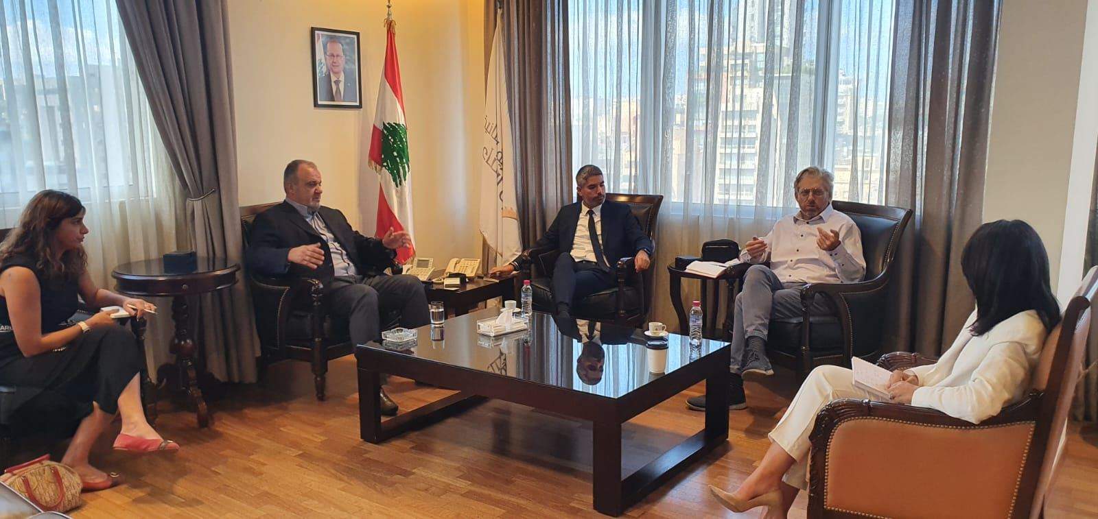 بوشيكيان التقى وفد برنامج TIF الأميركي لتسهيل التجارة والاستثمار وبحث مع الملحق الاقتصادي الفرنسي التعاون وخطة النهوض ومشاركة لبنان في معرض SIAL