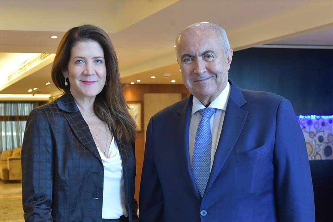   مخزومي يبحث مع السفيرة الأميركية الانتخابات الرئاسية وينوه بالبيان الأميركي الفرنسي السعودي