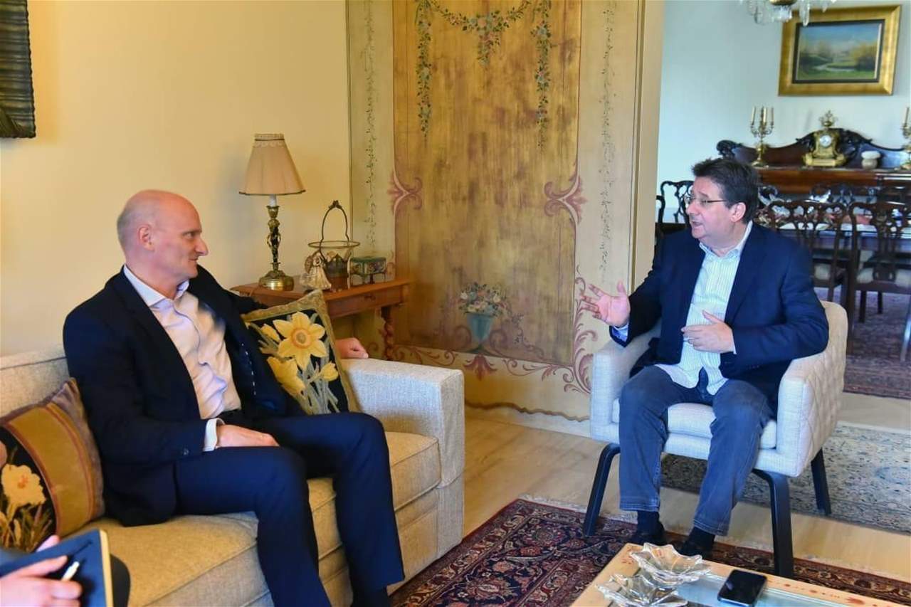 كنعان بحث مع السفير الالماني في الملفات المالية والاقتصادية ودعم لبنان واستعادة عافيته 