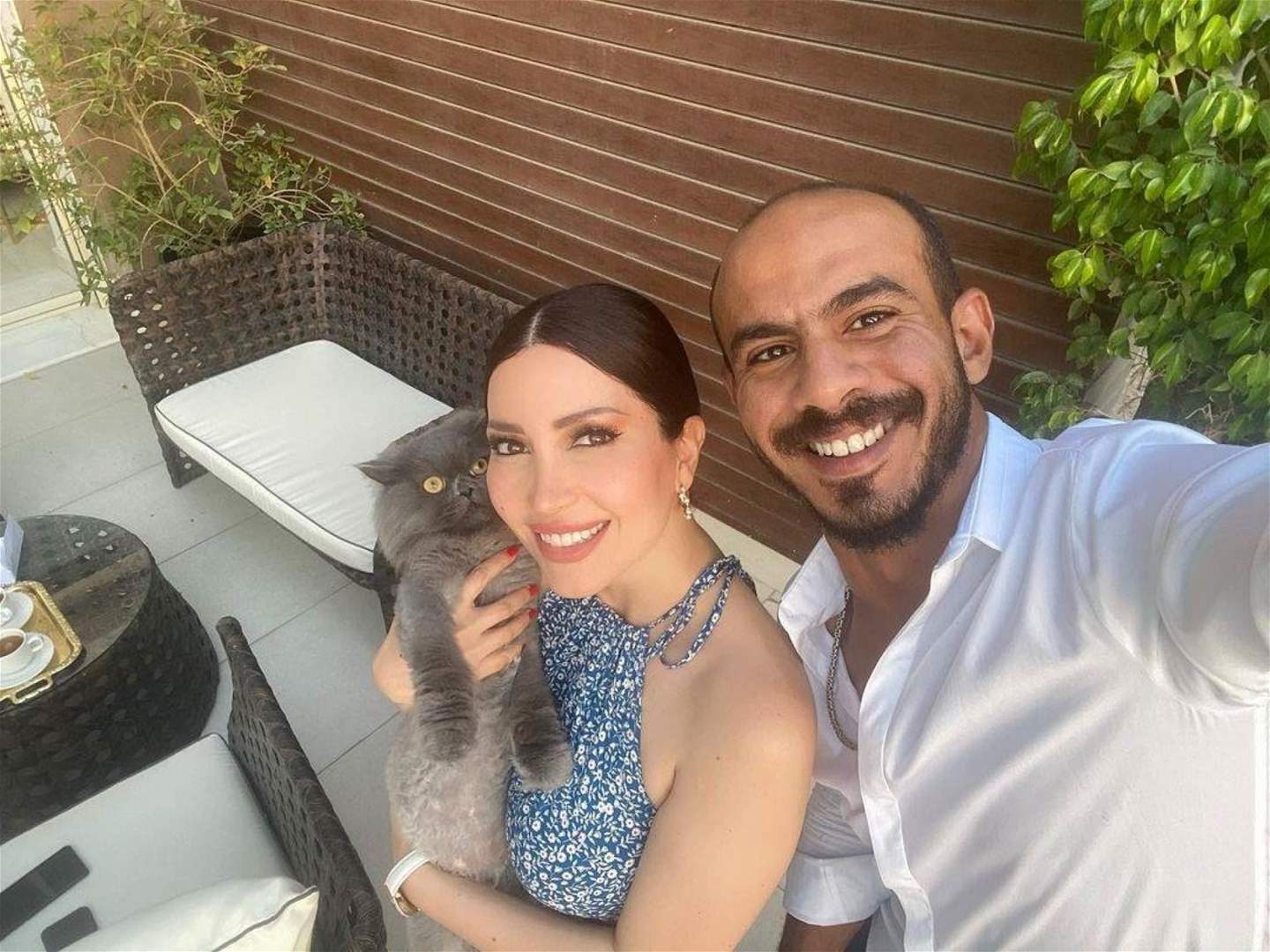 زوج نسرين طافش يرد بعد ظهورها بدون خاتم الزواج 