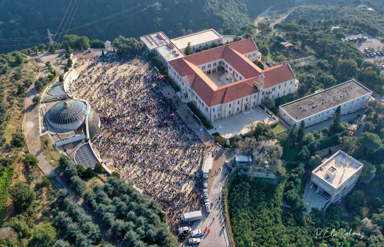 البطريرك الراعي يختتم إقامته الصيفية في الديمان ويتوجه إلى بكركي 