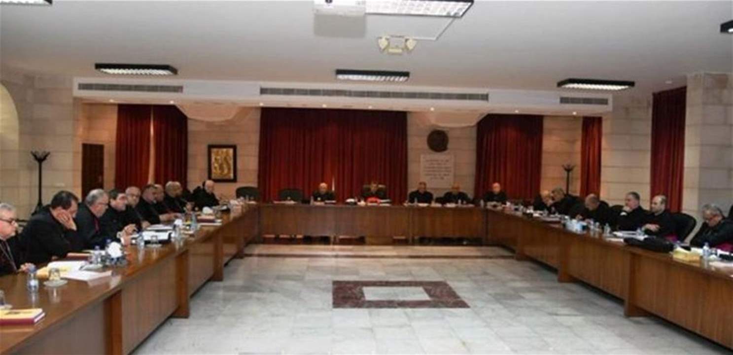 المطارنة الموارنة دعوا الى الاسراع في انتخاب رئيس وتأليف حكومة