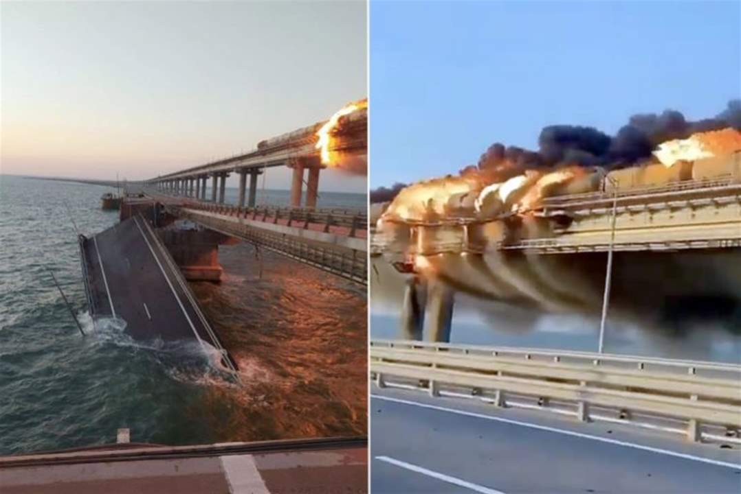 بعد ساعات على الإنفجار.. حركة السير تستأنف على جسر القرم