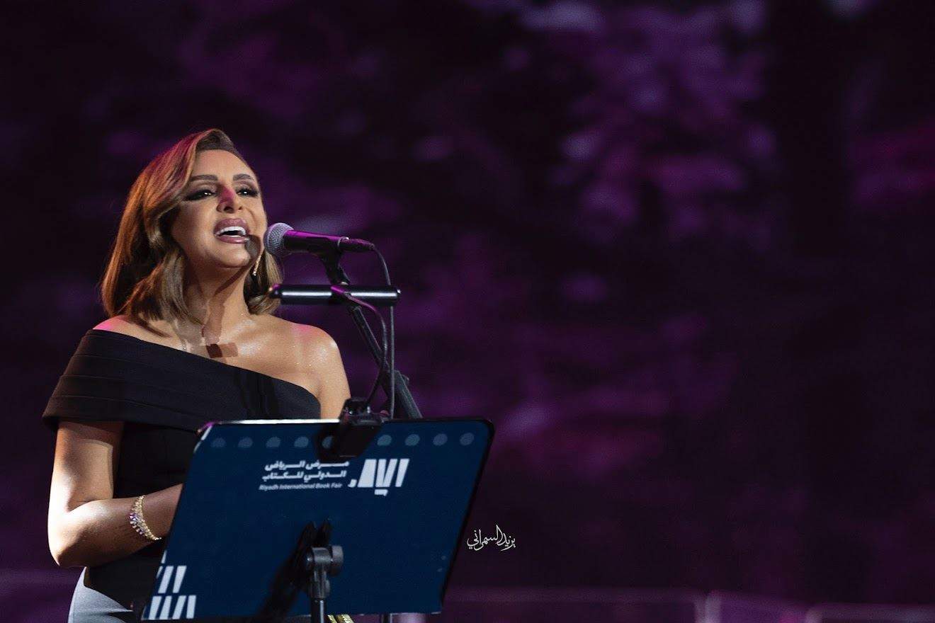 انغام تتألق في السعودية بتصميم من نور فتح الله وهذا سعر فستانها