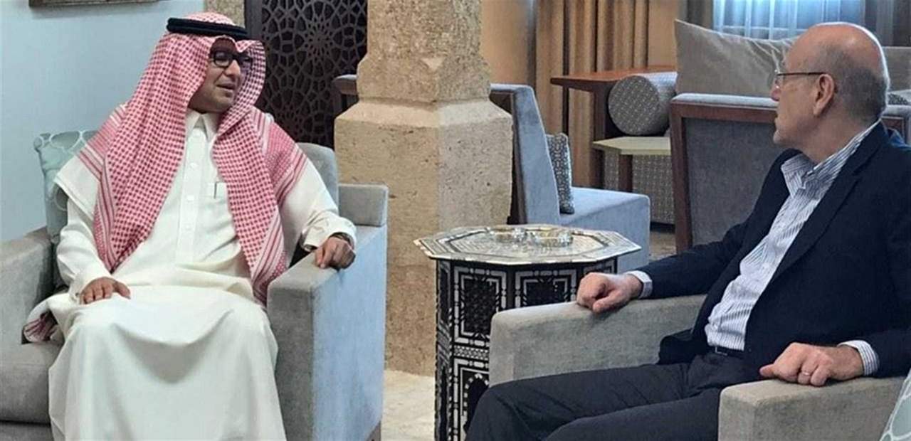 ميقاتي التقى السفير السعودي وتم تأكيد مرجعية "اتفاق الطائف" الذي انبثق عنه الدستور في رعاية الواقع اللبناني