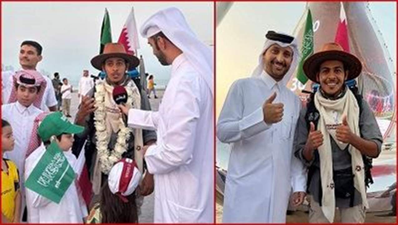 فيديو - شاب سعوديّ يقطع 1550 كيلومتراً في الصحراء 