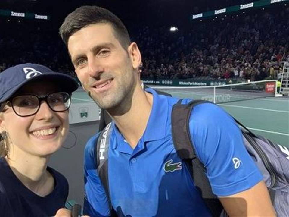 بالفيديو - نوفاك ينتقل من التنس الى تنس الطاولة !