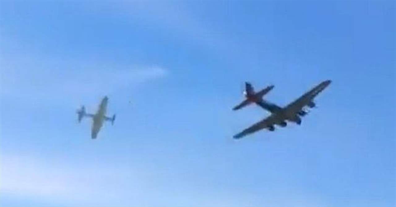 بالفيديو ـ اصطدام طائرتين أميركيتين خلال عرض جوي في تكساس
