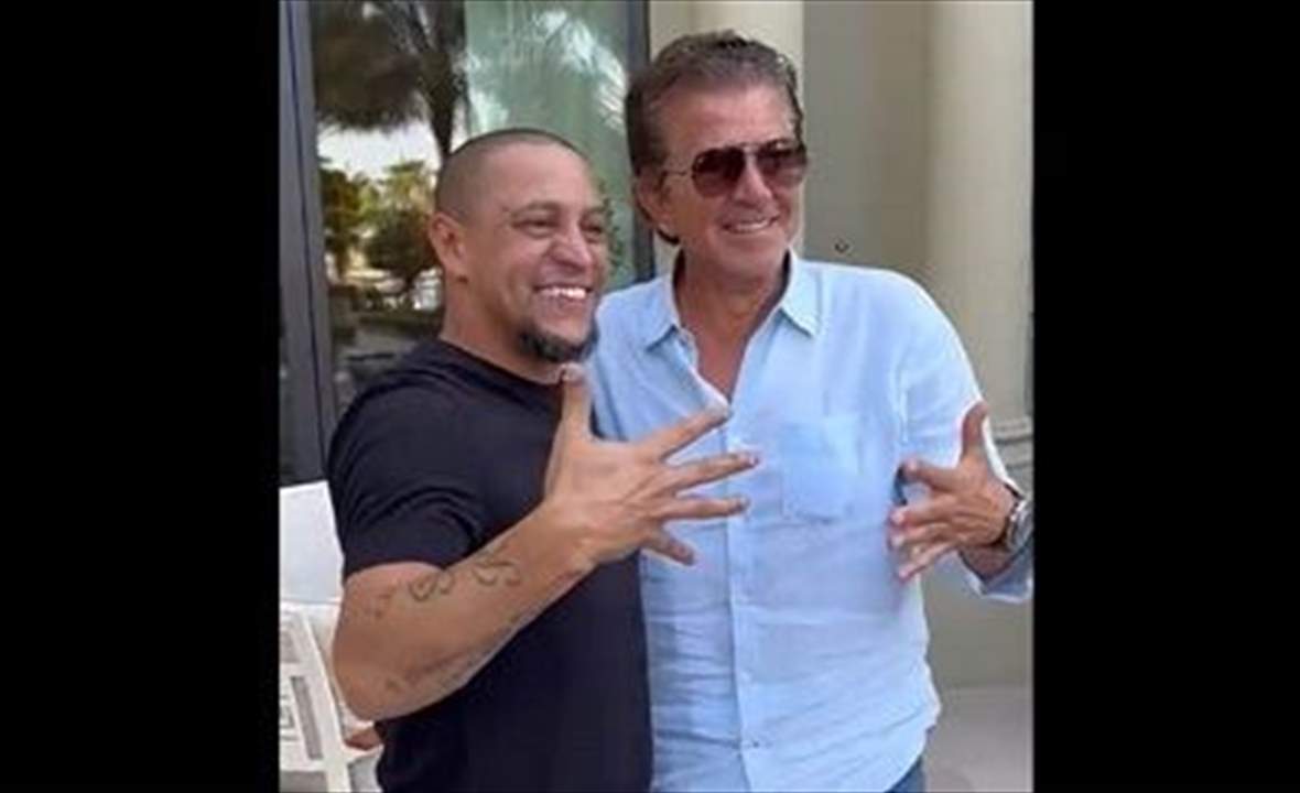 بالفيديو - روبرتو كارلوس ووليد توفيق معاً في دبي