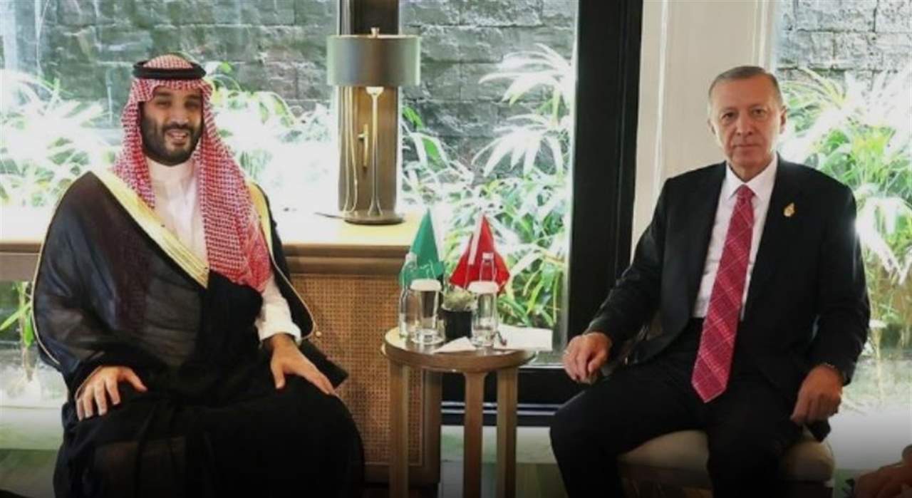  ولي العهد السعودي التقى اردوغان على هامش قمة بالي
