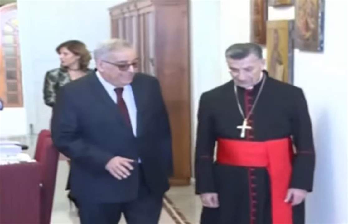 الراعي عرض الاوضاع مع بو حبيب واطلع من الحجار على ملف النازحين السوريين