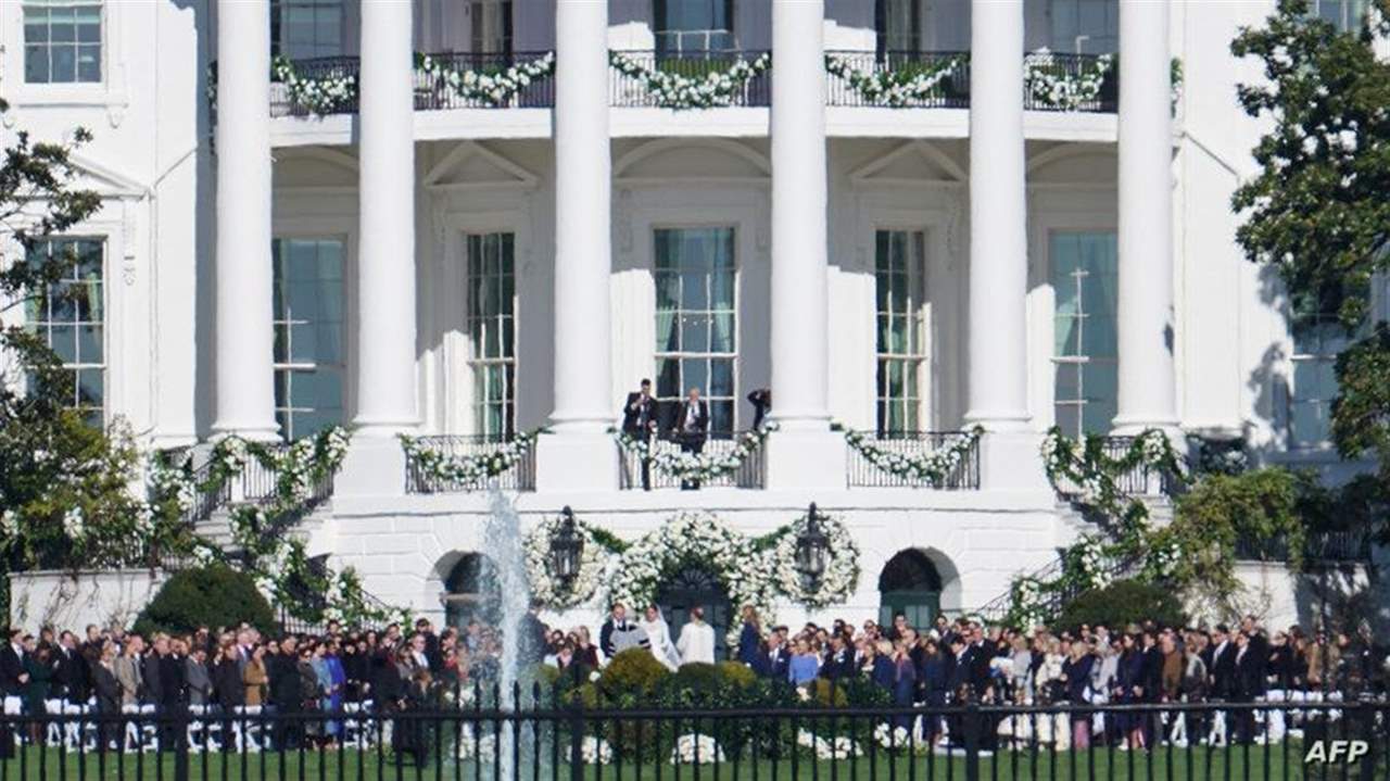 حفل زفاف اسطوري لحفيدة جو بايدن في البيت الابيض 
