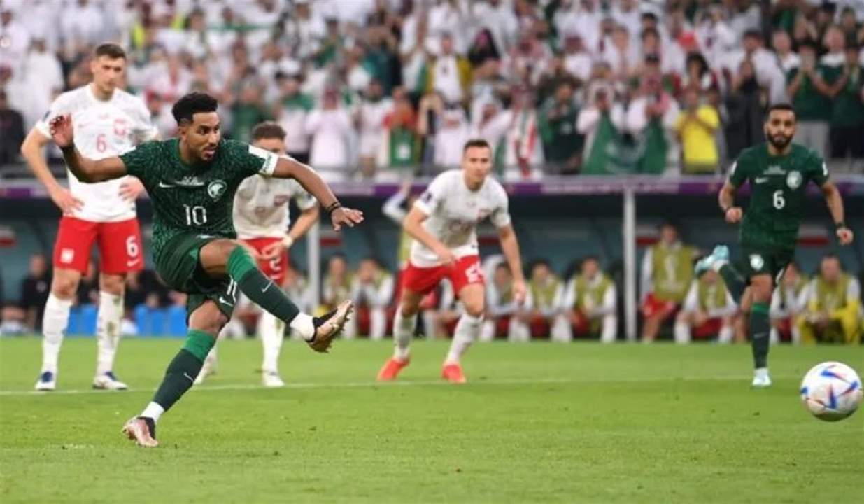سالم الدوسري يهدر ركلة جزاء أمام بولندا ويحرم نفسه من رقمين تاريخيين