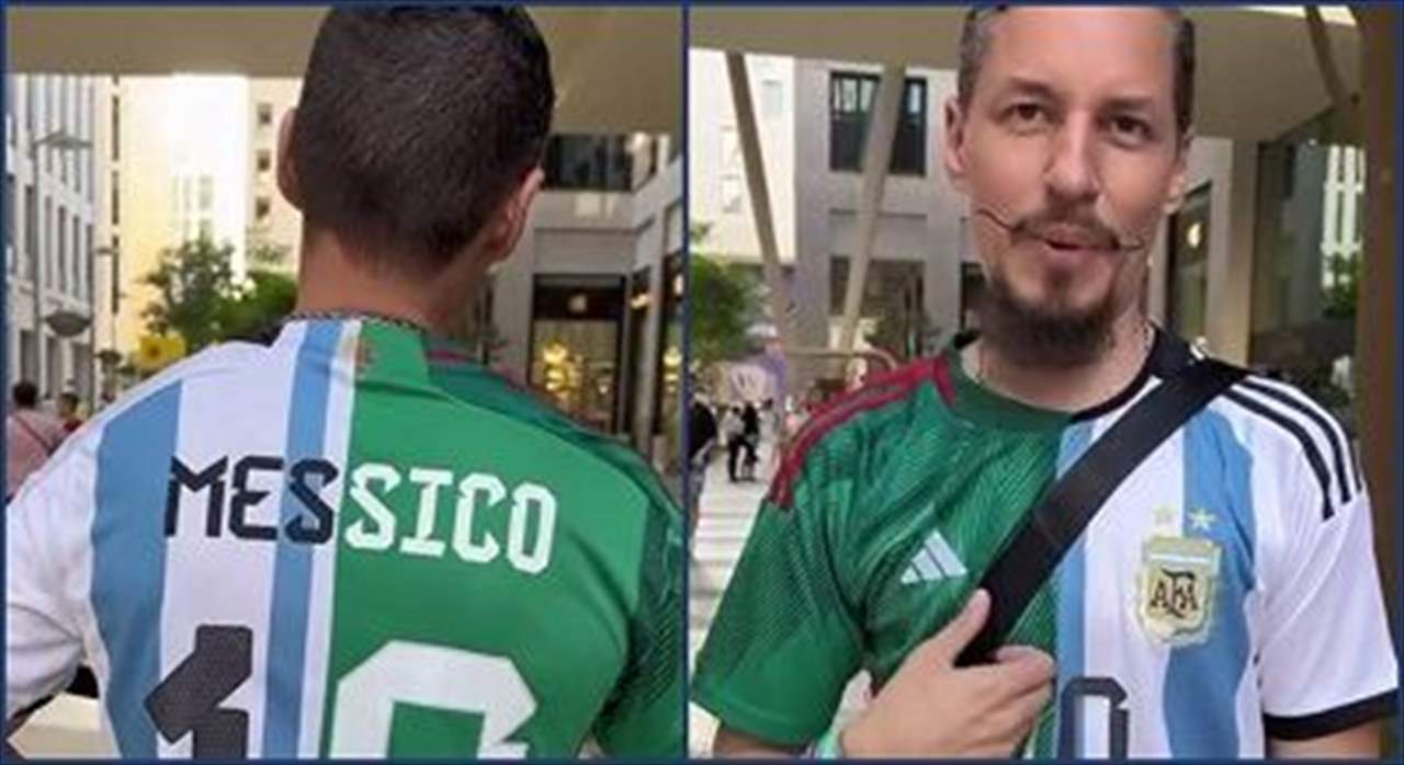 فيديو - قسّم قلبه وقميصه الى اثنين والنتيجة MESSI-CO