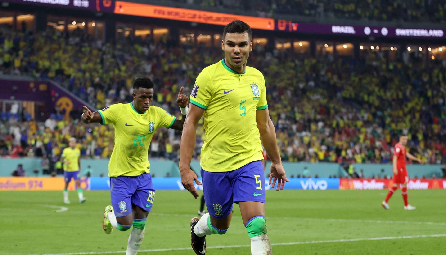 مونديال قطر .. كاسيميرو يقود البرازيل للفوز على سويسرا بهدف نظيف وللتأهل إلى الدور ثمن النهائي