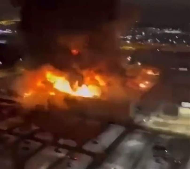  بالفيديو - حريق كبير في مركز تجاري شمالي موسكو