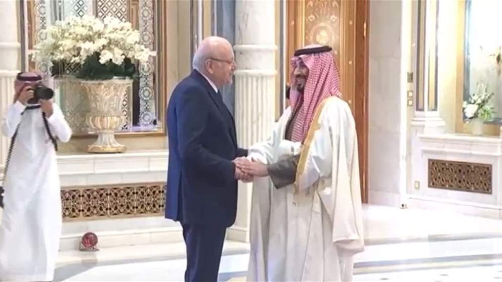  محمد بن سلمان يؤكد خلال لقائه ميقاتي حرص السعودية على أمن لبنان واستقراره