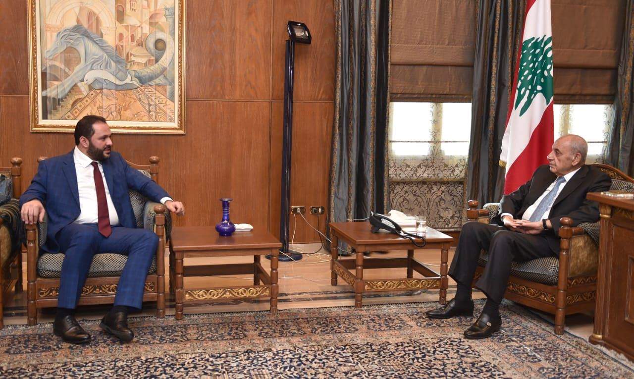 بري استقبل هاونشتاين ووفد "تجمع العلماء".. وعلي حجازي: كأن هناك اصرار على ترك البلاد في حال الفراغ