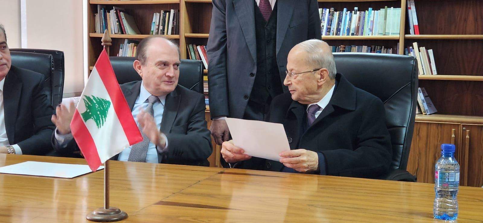 عون قدّم تصريحاً عن الذمة المالية في الهيئة الوطنية لمكافحة الفساد