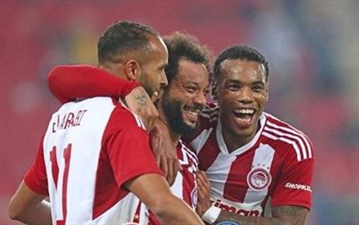 بالفيديو - مارسيلو سجّل أخيراً مع أولمبياكوس وبطريقة رائعة