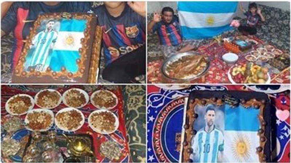 مشجع ليبي احتفل بانتصار ميسي على طريقته الخاصة