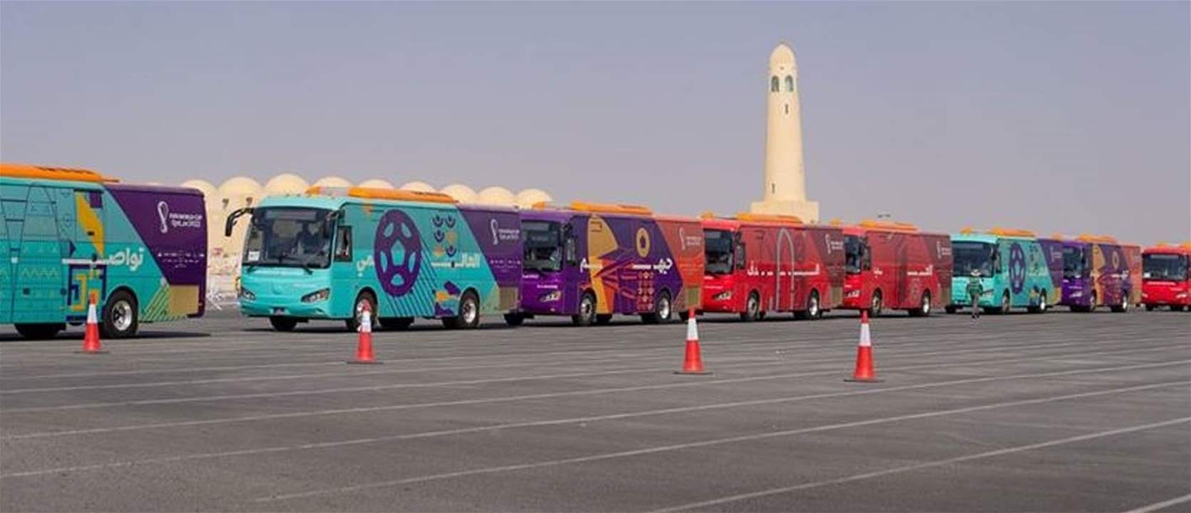 "الأخبار": حافلات مونديال قطر في طريقها لقطاع النقل اللبناني ؟!