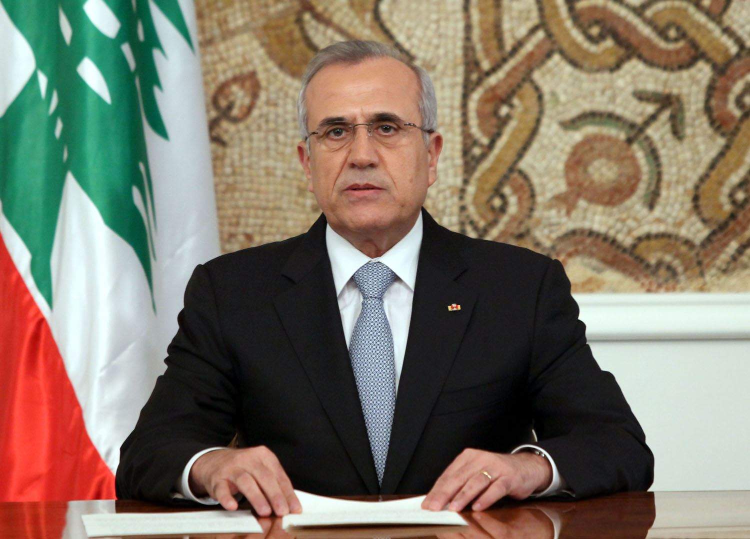 الرئيس ميشال سليمان:  كان ينقص مسلسل الانهيارات الاعتداء على المؤسسات الاعلامية بهدف افشالها 