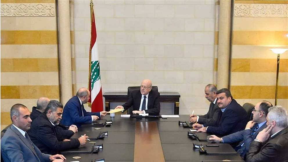 بشارة الاسمر بعد لقائه ميقاتي: بحثنا في موضوع زيادة الأجور في القطاع الخاص وأنجزنا جزءا كبيرا من هذا الاتفاق