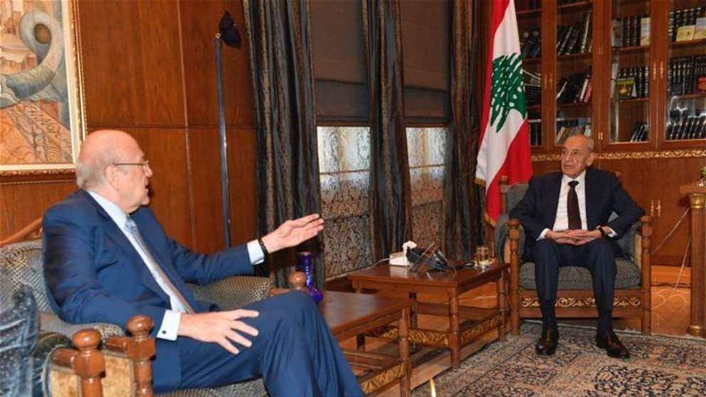 "الأخبار": بري وميقاتي .. العتمة الشاملة أو عقد جلسة لمجلس الوزراء 
