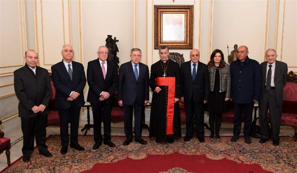 الراعي استقبل مهنئين بالاعياد وبحث مع زواره في الاوضاع