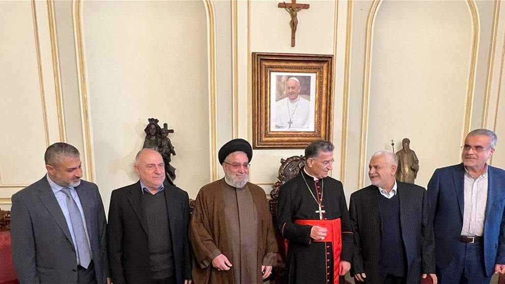"الجمهورية": تهنئة وفد حزب الله للبطريرك الراعي بالأعياد شكّلت مناسبة لإعادة تفعيل الانفتاح والتواصل بين الجانبين