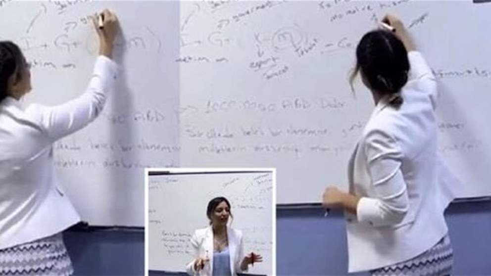 بالفيديو -  مُدرسة تثير جدلا على مواقع التواصل الاجتماعي... بسبب إطلالتها المثيرة!