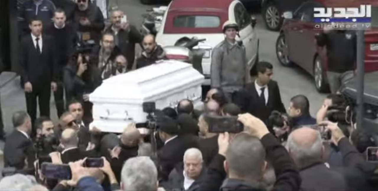 جثمان الراحل وديع جورج وسوف يصل الى كنيسة مار نقولا - الأشرفية 