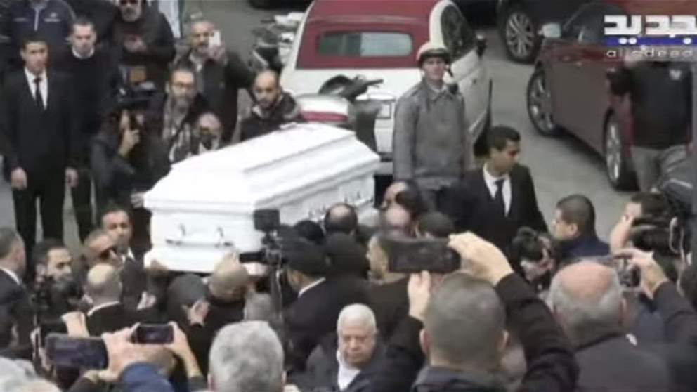 جثمان الراحل وديع جورج وسوف يصل الى كنيسة مار نقولا - الأشرفية 