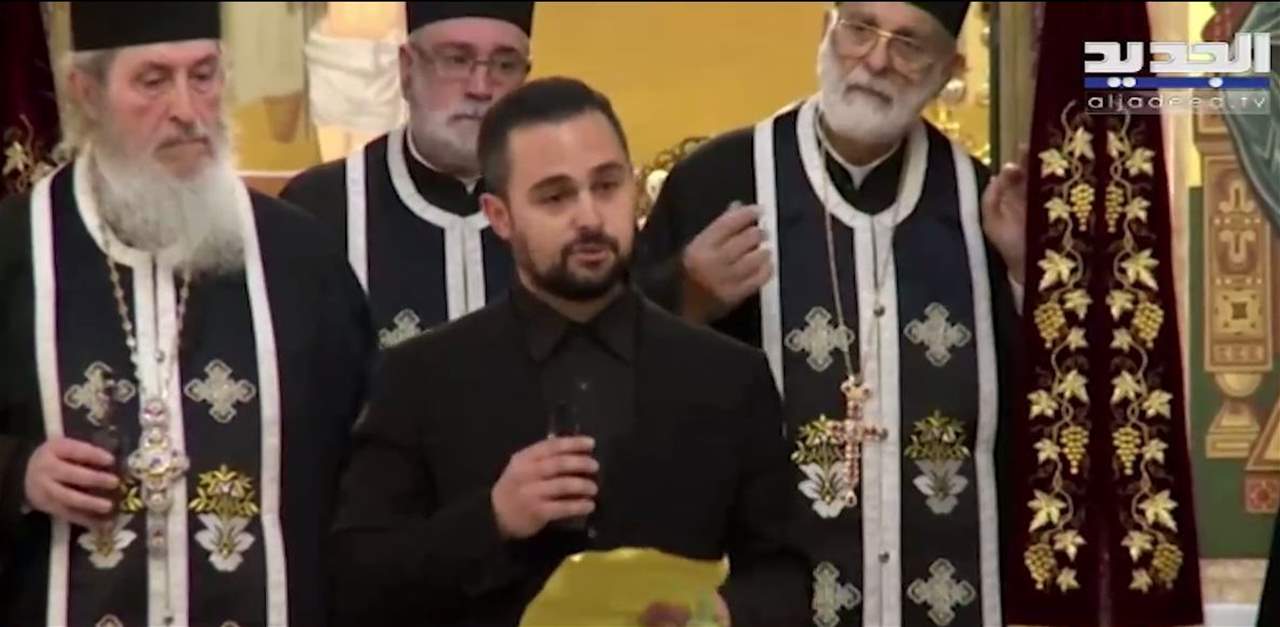 جورج جنيور لشقيقه وديع جورج وسوف في وداعه بكنيسة مار نقولا –الاشرفية : كسرت قلوبنا كلنا