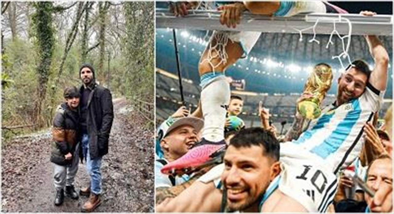 أغويرو يعترف .. الفرحة كادت تُنسيني إبني في قطر !!