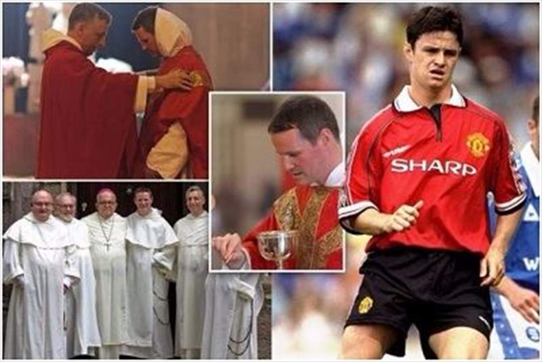 ترك مانشستر يونايتد ليصبح كاهناً في الكنيسة الكاثوليكية