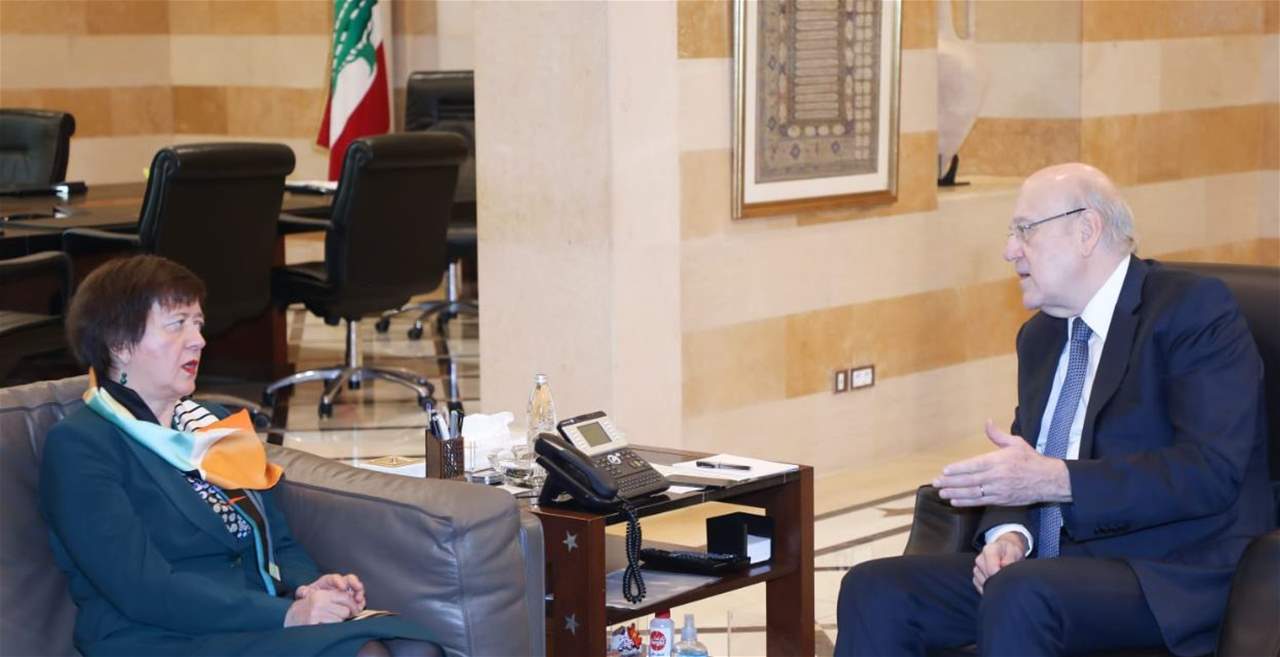 ميقاتي بحث مع ورونيكا في دور الأمم المتحدة