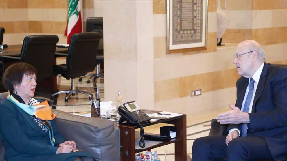 ميقاتي بحث مع ورونيكا في دور الأمم المتحدة