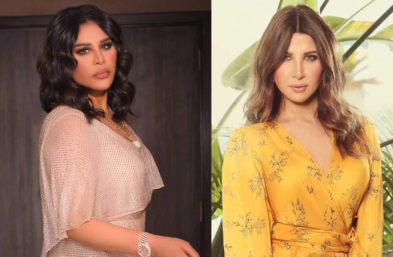 احلام لـ نانسي عجرم بعد ادائها على مسرح joy awards:كنتي رائعه واللوحه مُبهره