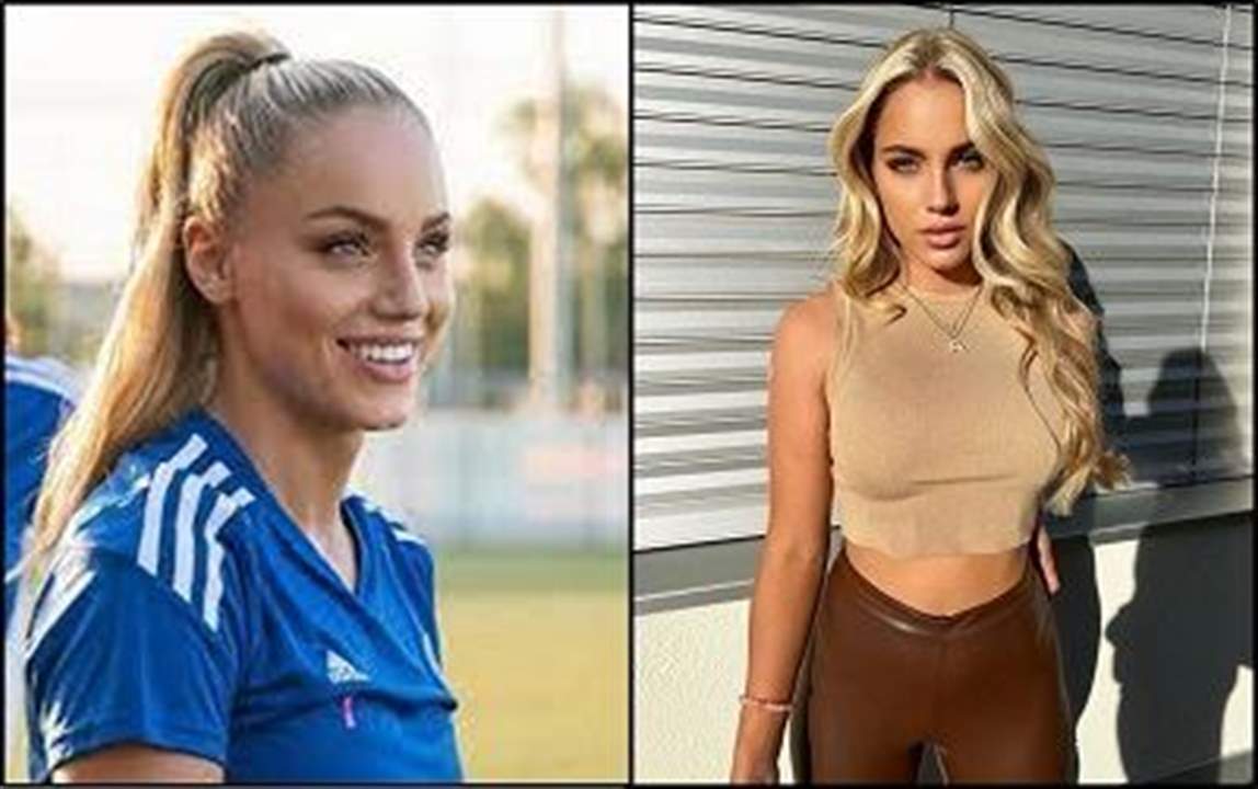 من هي القنبلة الشقراء؟ .. تُحب رونالدو وفضّلت الكرة على عرض الأزياء ..