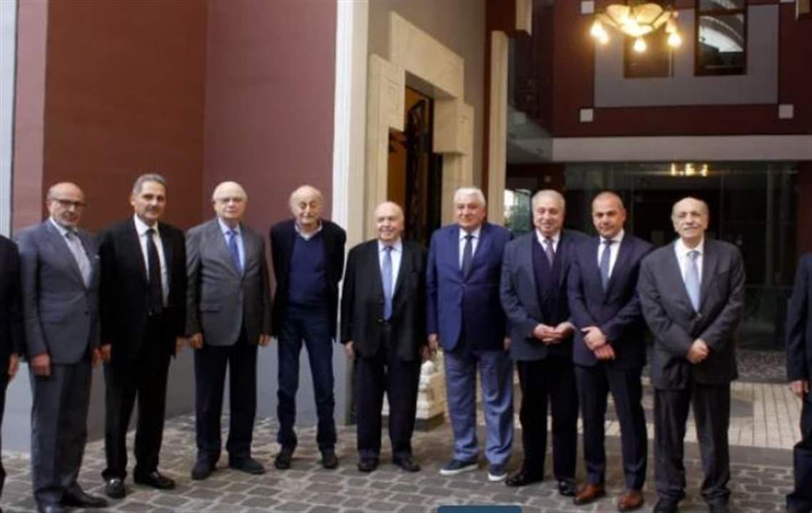 جنبلاط: لتسريع الخطى لإنتخاب رئيس وتشكيل حكومة جديدة