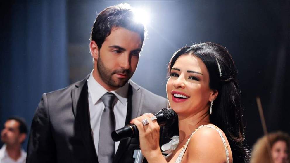 ماغي بو غصن تفاجئ كارلوس عازار احتفالا بـ عيد ميلاده 