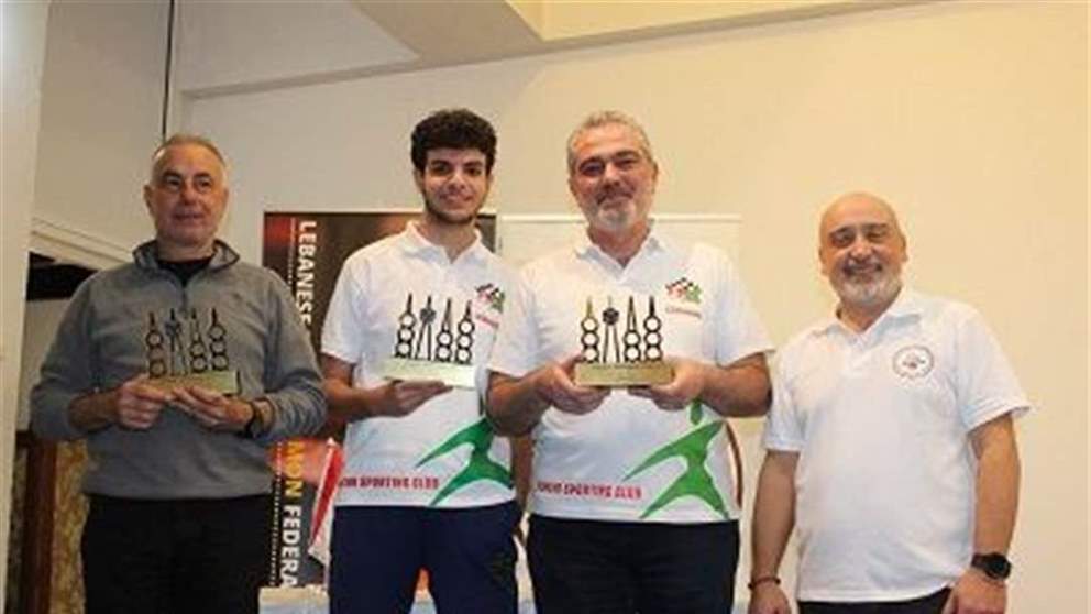 برنابا بطل المرحلة الأولى من بطولة لبنان في "الباك غامون" 