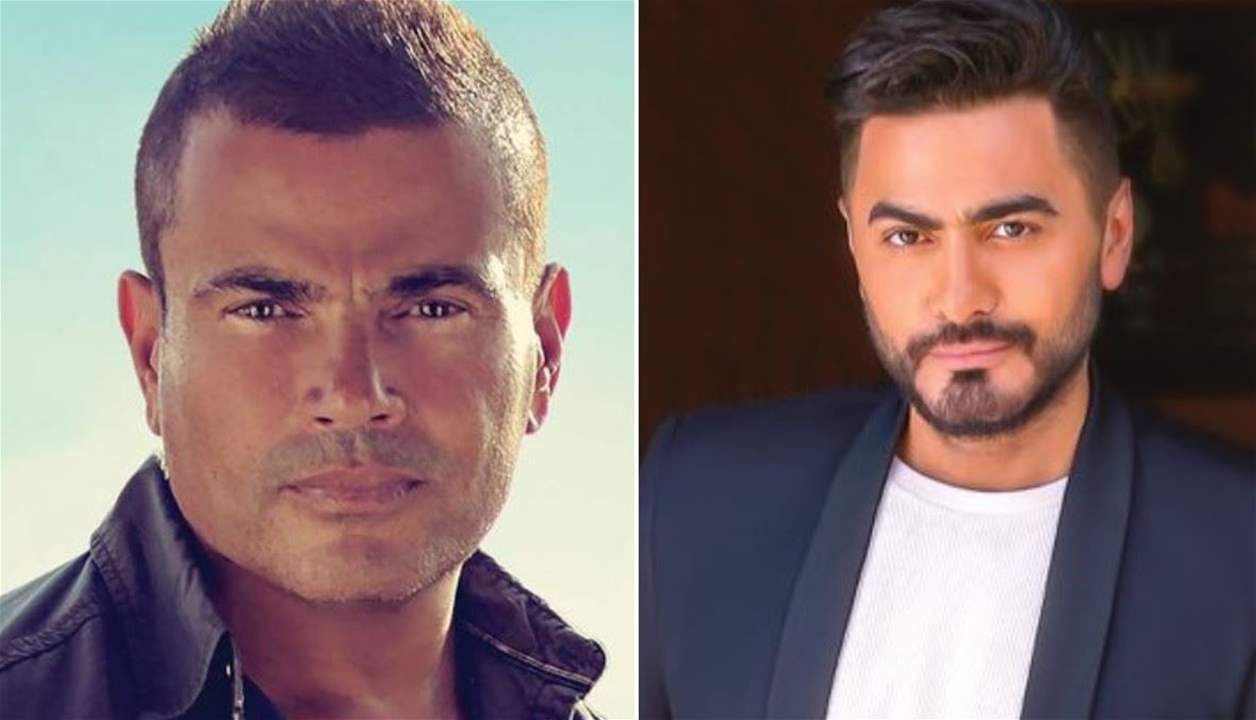 تامر حسني و عمرو دياب يغنيان معا لأول مرة 