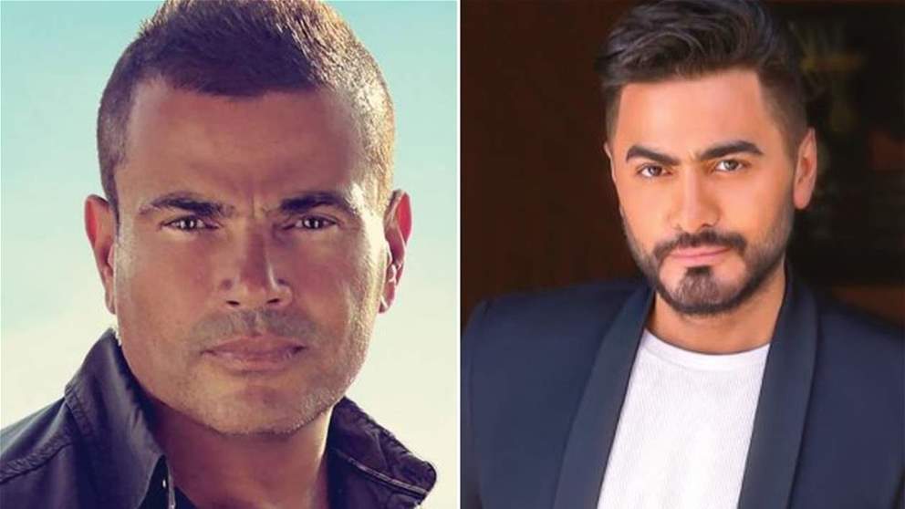 تامر حسني و عمرو دياب يغنيان معا لأول مرة 