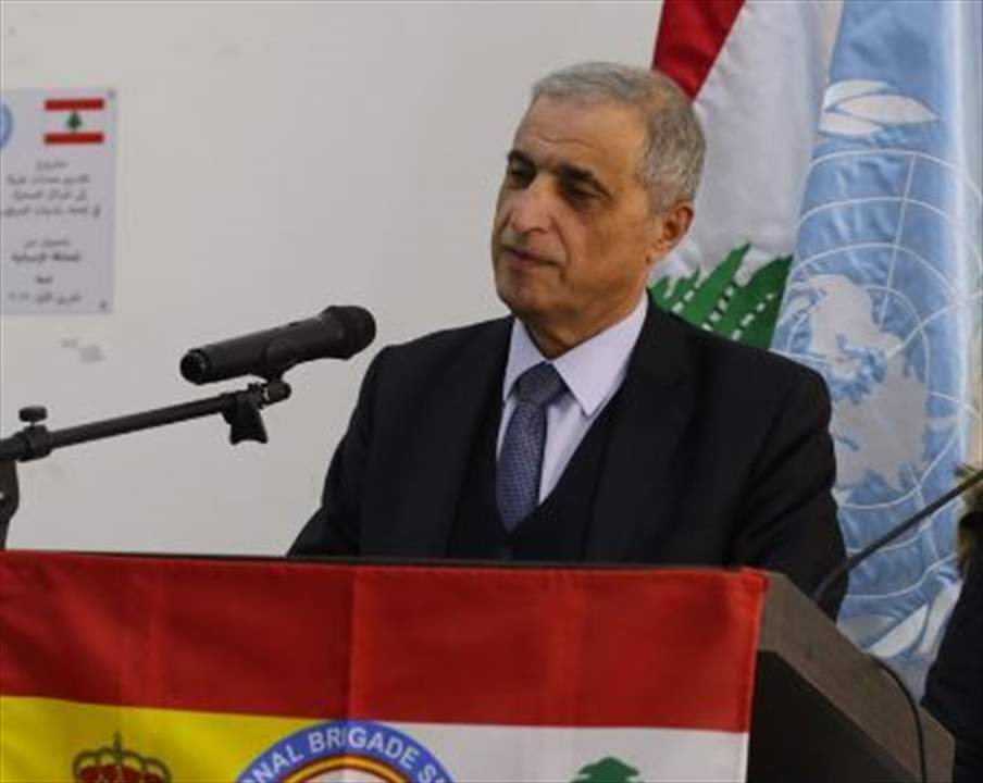 هاشم في افتتاح مشروع الطاقة الشمسية بتمويل من "اليونيفيل" في شبعا: نقدر تقديمات الكتيبة الاسبانية التي تعوض عن غياب مؤسسات الدولة