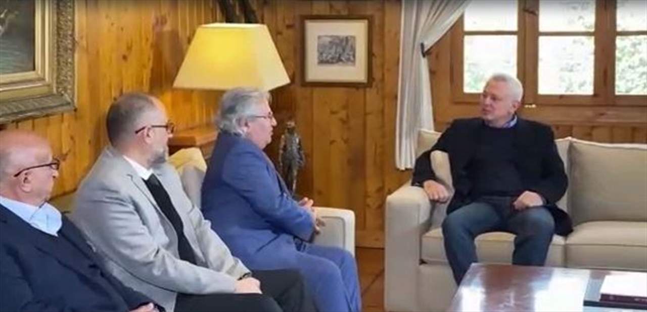 فرنجية إستقبل في بنشعي اللجنة التنفيذية في ندوة العمل الوطني