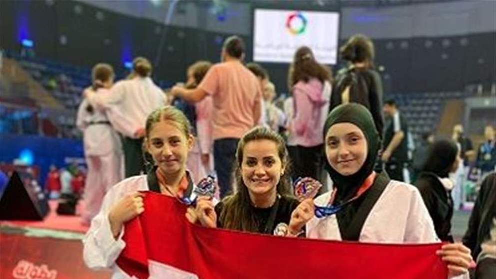 ميداليتان فضية وبرونزية لتايكواندو الغولف في كأس العرب الثالثة 