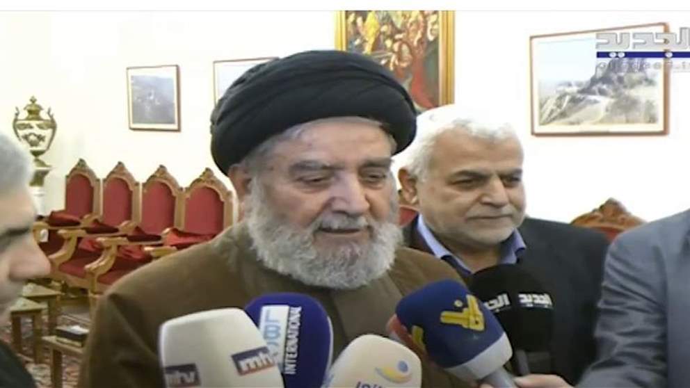  ابراهيم أمين السيد من بطريركية الارمن الكاثوليك في الاشرفية عن لقاء باريس الخماسي: لا أعرف قراءة كتب من هذا النوع 